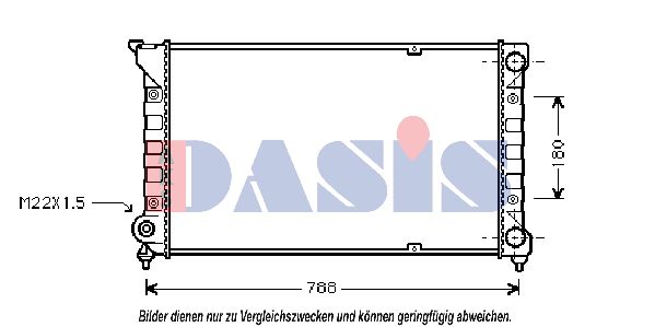 AKS DASIS Radiators, Motora dzesēšanas sistēma 041360N